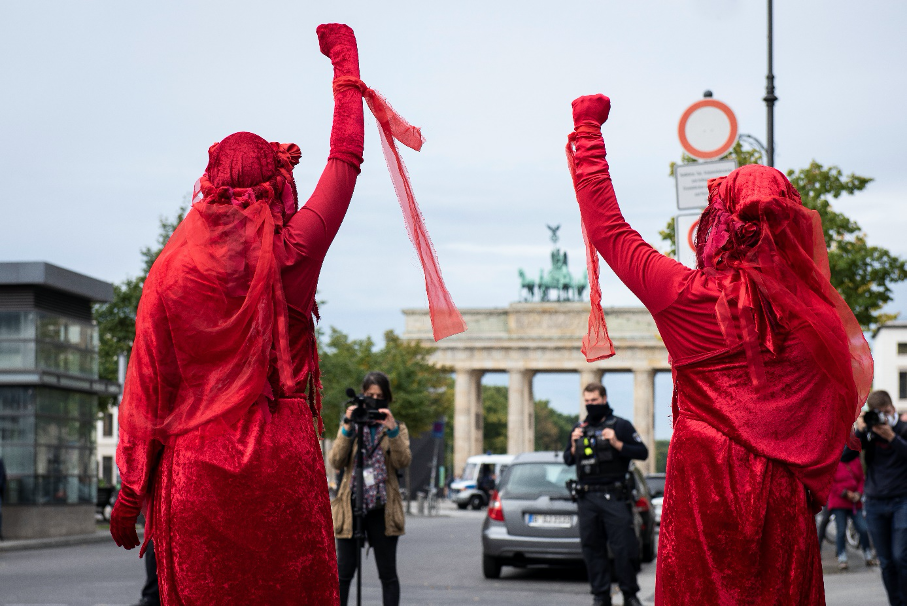 Blockade Bundestag, Kronprinzenbrücke / Rechte: XR Deutschland