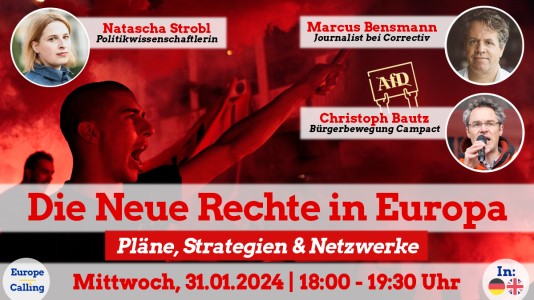Webinar: Europe Calling zu Demos gegen AfD & Co.