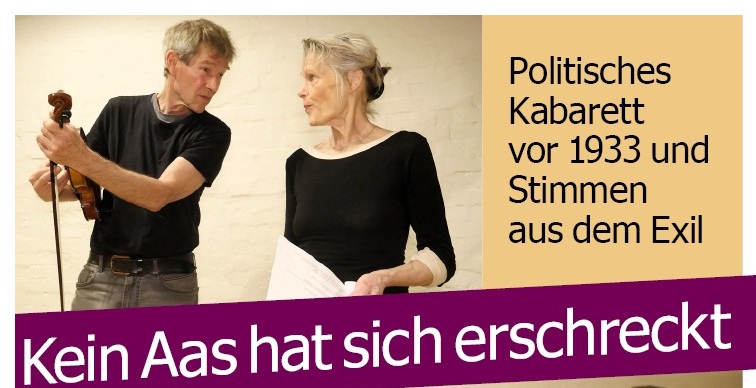 Kein Aas hat sich erschreckt – Politisches Kabarett vor 1933 und Stimmen aus dem Exil am 09.10.2025, 20 Uhr