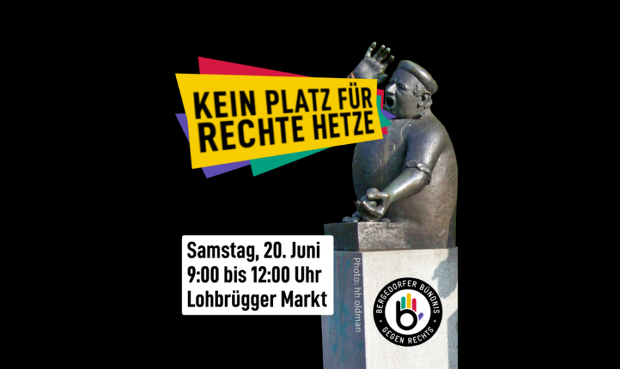 Kundgebung am 20. Juni, Lohbrügger Markt